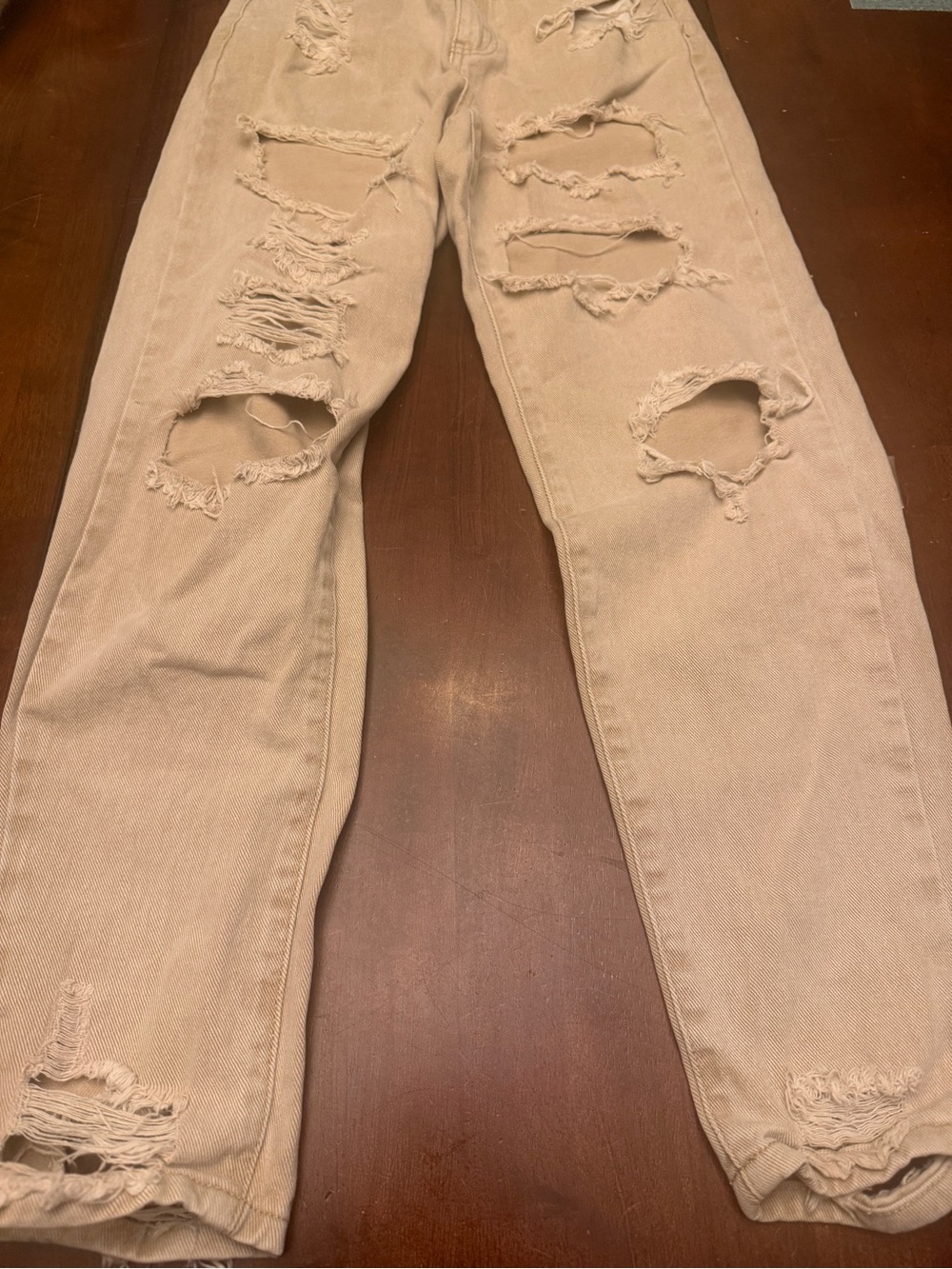 Missguided Riot Extreme Ripped High-Waisted Mom Jeans - Picture 6 of 11